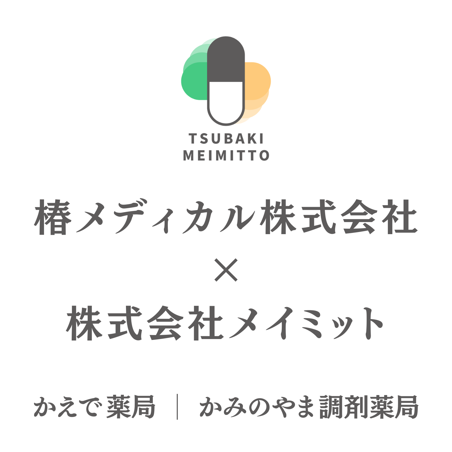 椿メディカル株式会社、株式会社メイミット、かえで薬局、かみのやま調剤薬局、山形県、山形市、上山市、宮城県、仙台、調剤薬局、薬局